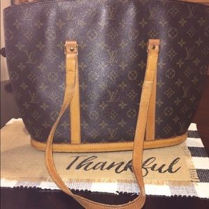 AUTHENTIC Louis Vuitton Monogram Babylon Large Bag